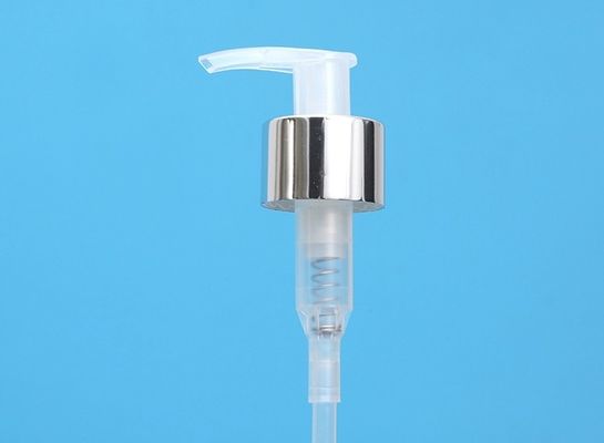 Πλαστική ασημένια αντλία 24/410 διανομέων λοσιόν