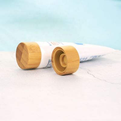ISO2000 καυτό πωλώντας καλλυντικό μπαμπού ΚΑΠ συνήθειας καπακιών κεφαλής κοχλίου μπαμπού για το σωλήνα