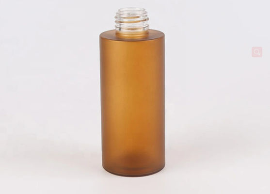Παγωμένο η Amber μπουκάλι 100ml 150ml 200ml γυαλιού σαμπουάν με την αντλία λοσιόν μπαμπού