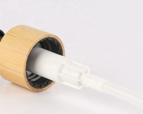 Παγωμένο η Amber μπουκάλι 100ml 150ml 200ml γυαλιού σαμπουάν με την αντλία λοσιόν μπαμπού
