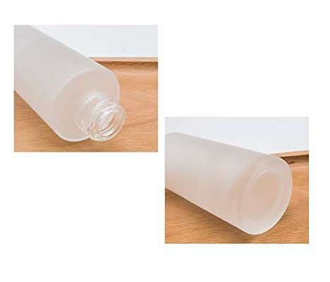 120ml παγωμένο μπουκάλι γυαλιού με το καλλυντικό δέρμα προσοχής αντλιών εμπορευματοκιβωτίων λοσιόν μπαμπού
